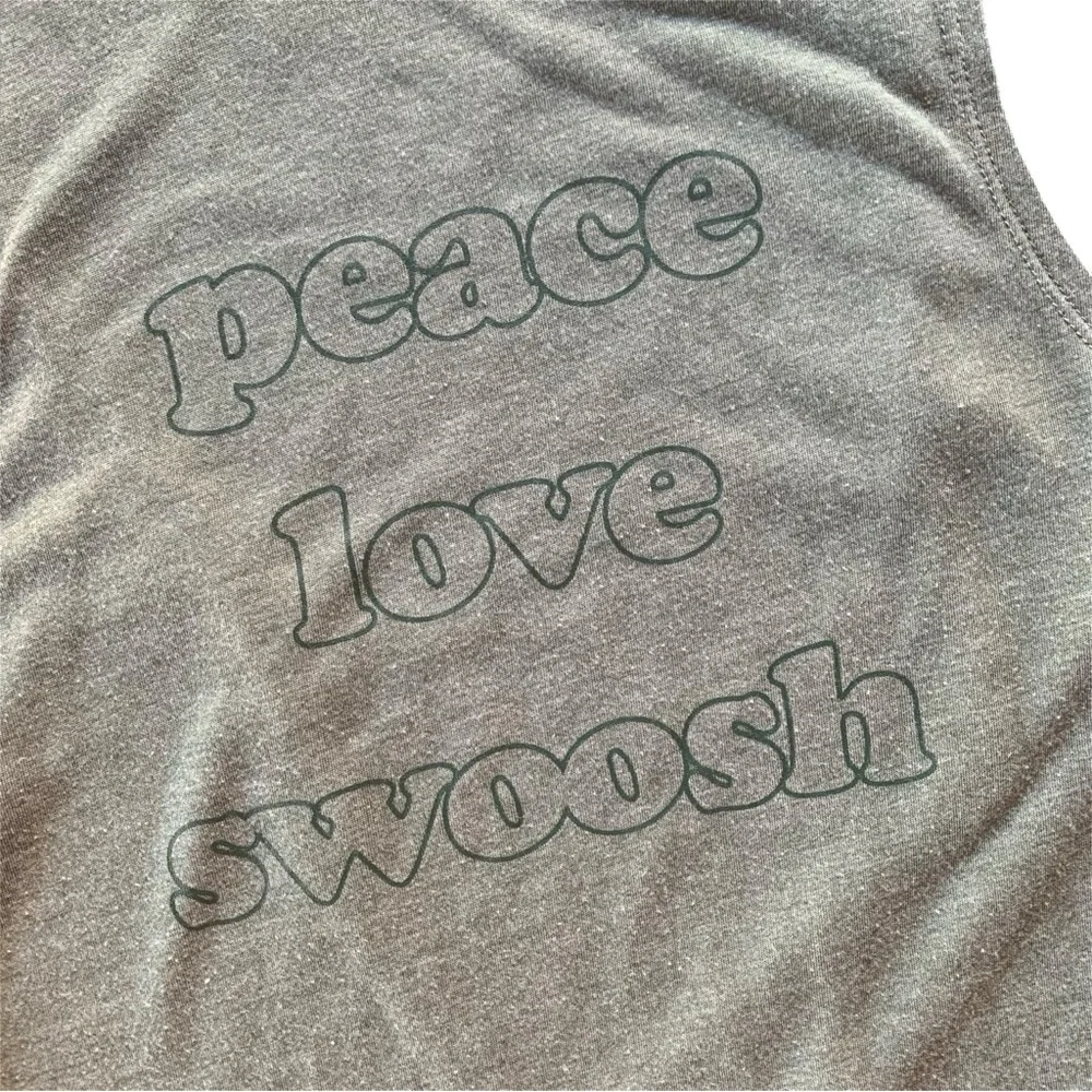 Nike Peace Love Swoosh Dri-Fit Split Back Training Tank